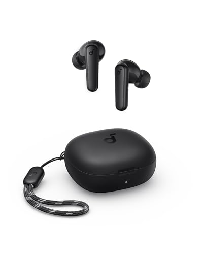 soundcore P20i da Anker Fone de Ouvido Sem Fio, Drivers de 10mm, Graves Potentes, Bluetooth 5.3, 30H de Bateria, Resistência à Água, 2 Microfones IA, App Personalizável