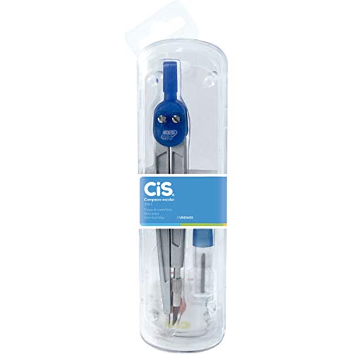 Compasso Escolar 106-S, CIS, 18.7700, Estojo c/1 sortido (Não é possível escolher cor)