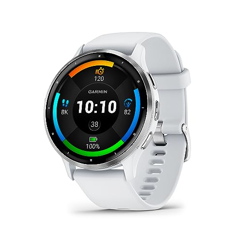 Garmin Relógio Venu 3 Branco 45mm com Monitor Cardíaco de Pulso e GPS
